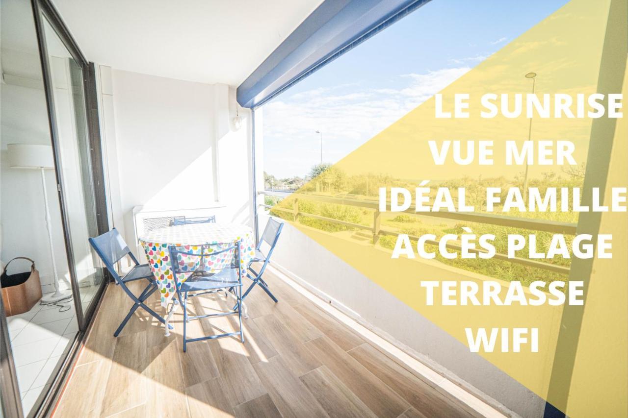 Le Sunrise Vue Mer Acces Plage- Spacieux-2 Terrasses-Wifi - Confort -Top Pros Servicesconciergerielagrandemotte La Grande-Motte Exterior foto