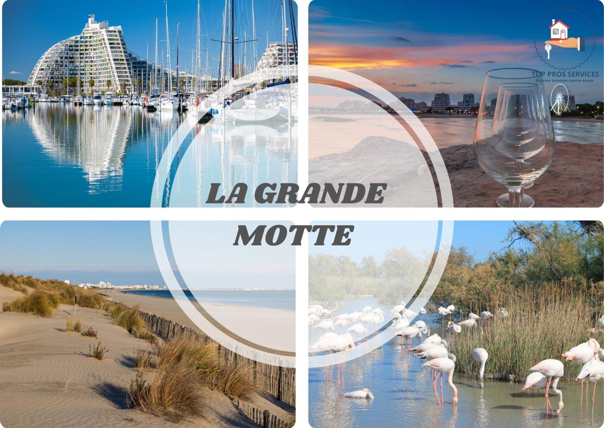 Le Sunrise Vue Mer Acces Plage- Spacieux-2 Terrasses-Wifi - Confort -Top Pros Servicesconciergerielagrandemotte La Grande-Motte Exterior foto